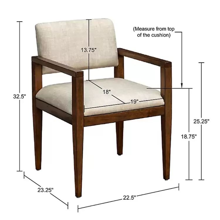 beige_upholstered_wood_dining_chairs_set_of__8.webp Beige Upholstered Wood Dining Chairs, Set of 2>Kirklands Home Cheap