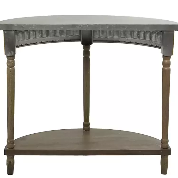 beige_wood_and_metal_half_moon_console_table_5.webp Beige Wood and Metal Half Moon Console Table>Kirklands Home Hot