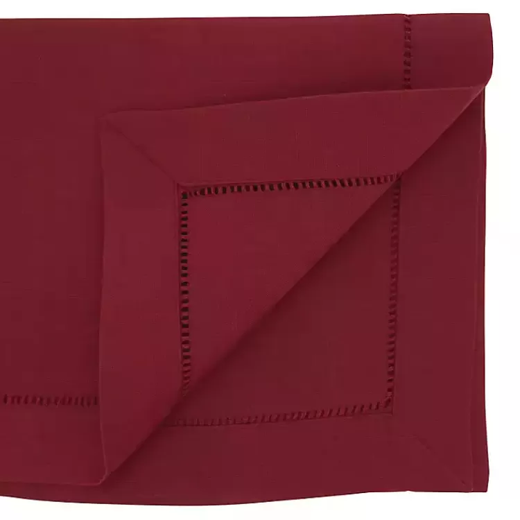 Berry Hemstitch Border Table Runner>Kirklands Home Clearance