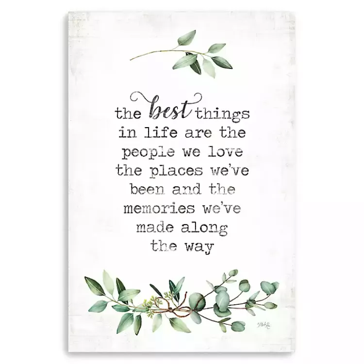 Best Things in Life Canvas Art Print, 24x36 in.>Kirklands Home Online