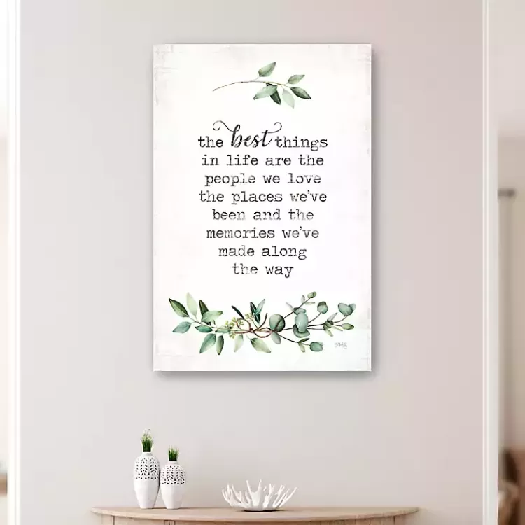 Best Things in Life Canvas Art Print, 24x36 in.>Kirklands Home Online