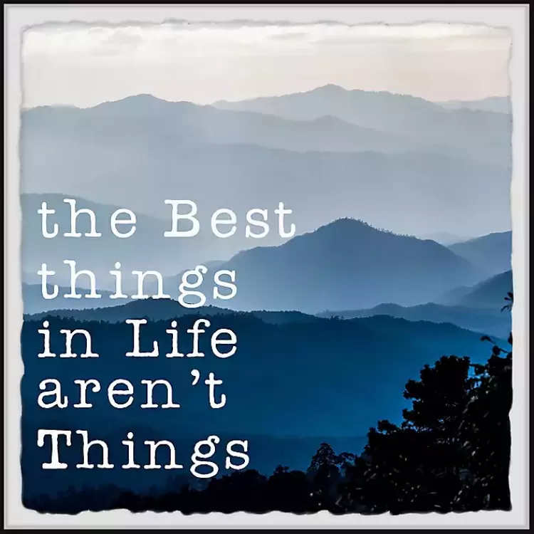 Best Things in Life Framed Wall Plaque>Kirklands Home Discount