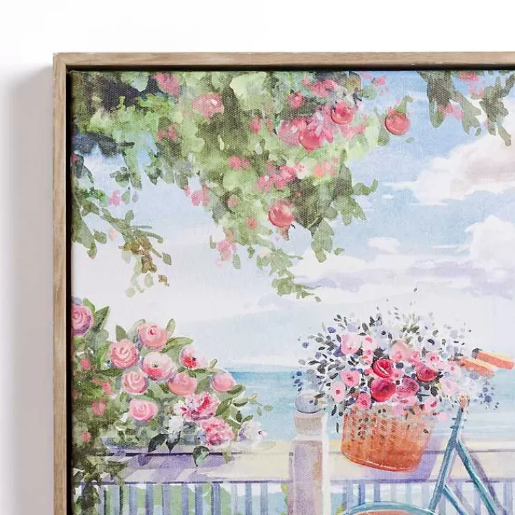 Bike on the Boardwalk Framed Canvas Art Print>Kirklands Home Best