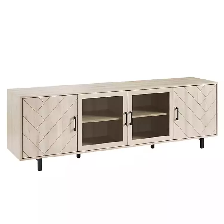 birch_wood_herringbone_door_tv_stand_2.webp Birch Wood Herringbone 4-Door TV Sd>Kirklands Home Outlet