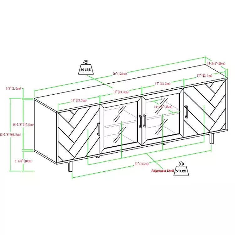 birch_wood_herringbone_door_tv_stand_5.webp Birch Wood Herringbone 4-Door TV Sd>Kirklands Home Outlet