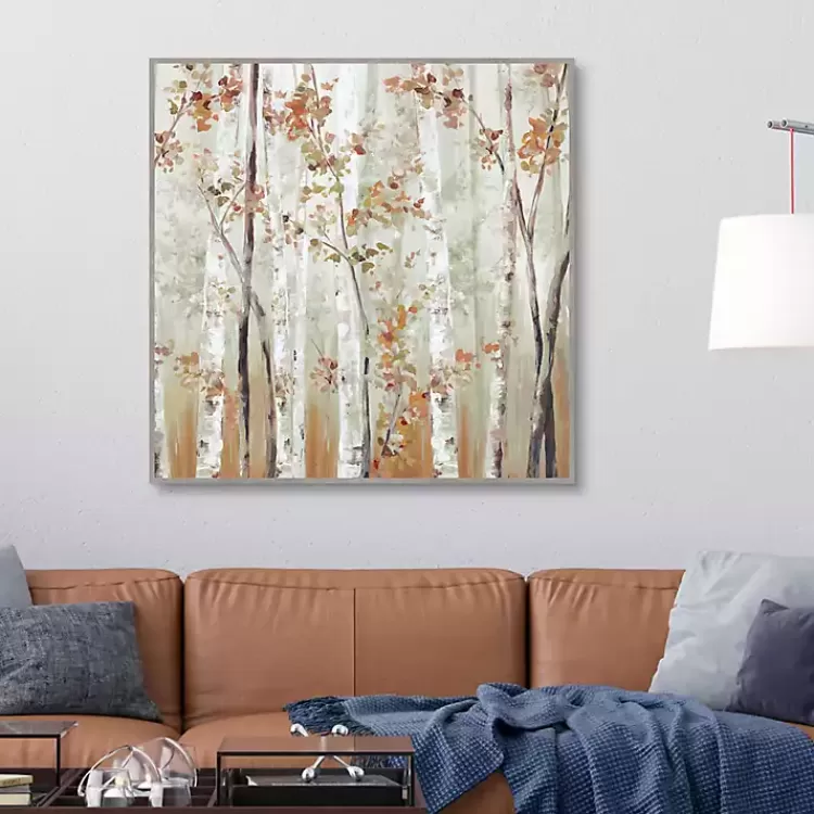 Birch Wood III Framed Canvas Art Print>Kirklands Home Fashion