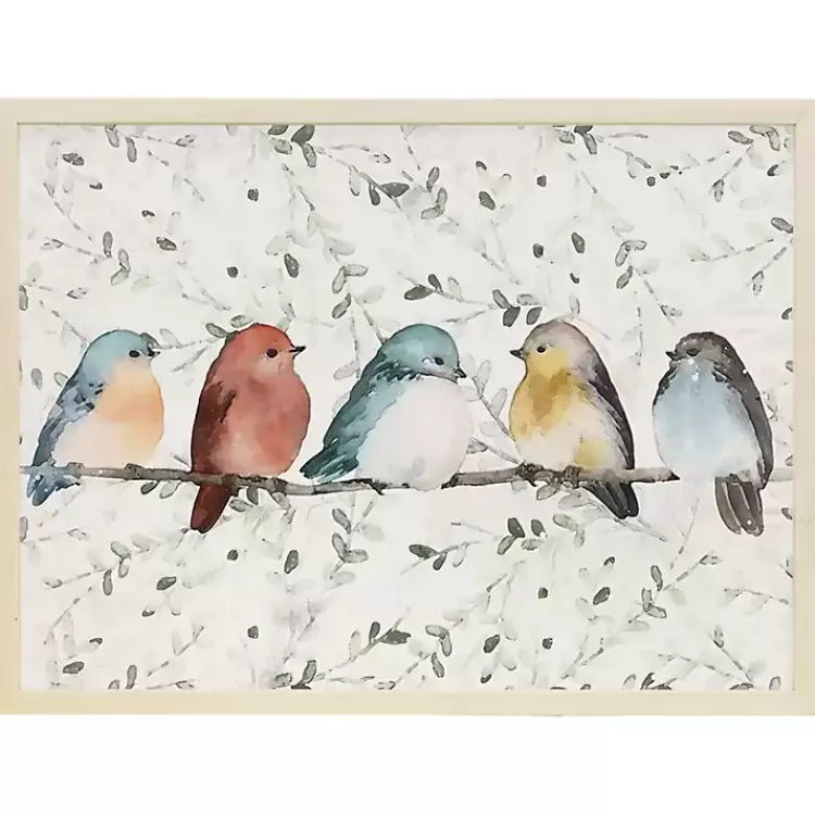 Bird Friends on a Branch Framed Art Print>Kirklands Home Sale