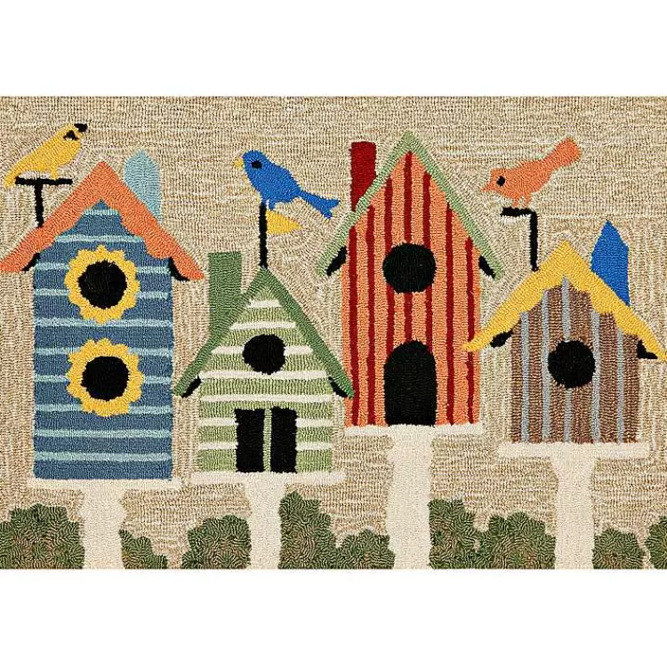 Birdhouses Scatter Rug>Kirklands Home Shop