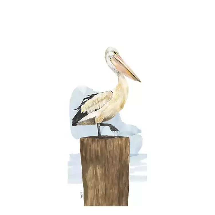 Birds of the Coast Panel III Canvas Art Print>Kirklands Home Flash Sale