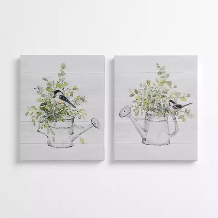 Birds on Water Pitcher Canvas Art Prints, Set of 2>Kirklands Home Best