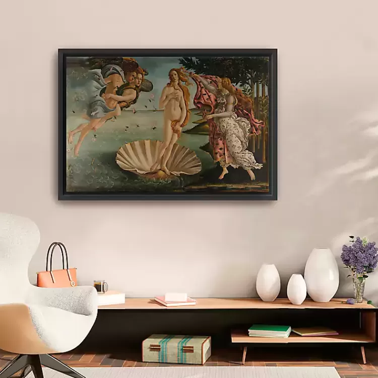 Birth of Venus Framed Canvas Art Print, 36x28 in.>Kirklands Home Clearance