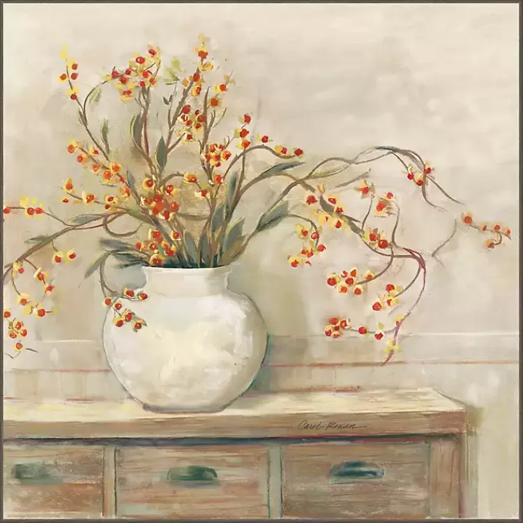 Bittersweet Bouquet Framed Canvas Art Print>Kirklands Home Sale