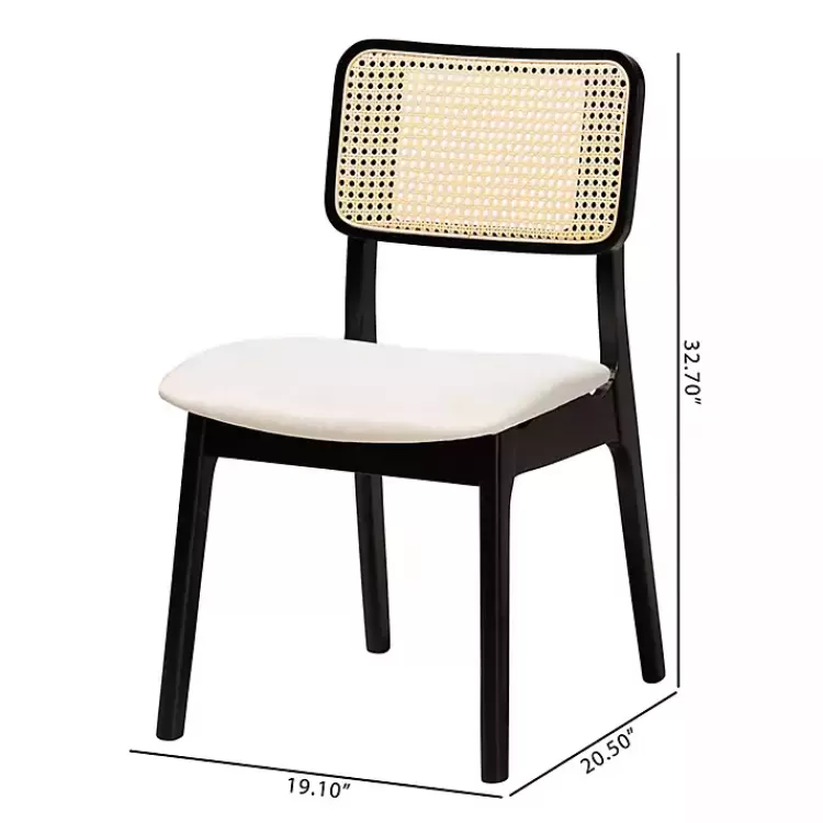 black__cream_modern_dining_chairs_set_of__8.webp Black & Cream Modern Dining Chairs, Set of 2>Kirklands Home Outlet