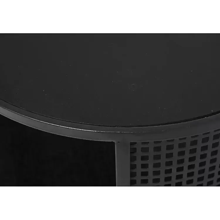 & Gold Metal Mesh Round Accent Table>Kirklands Home Discount
