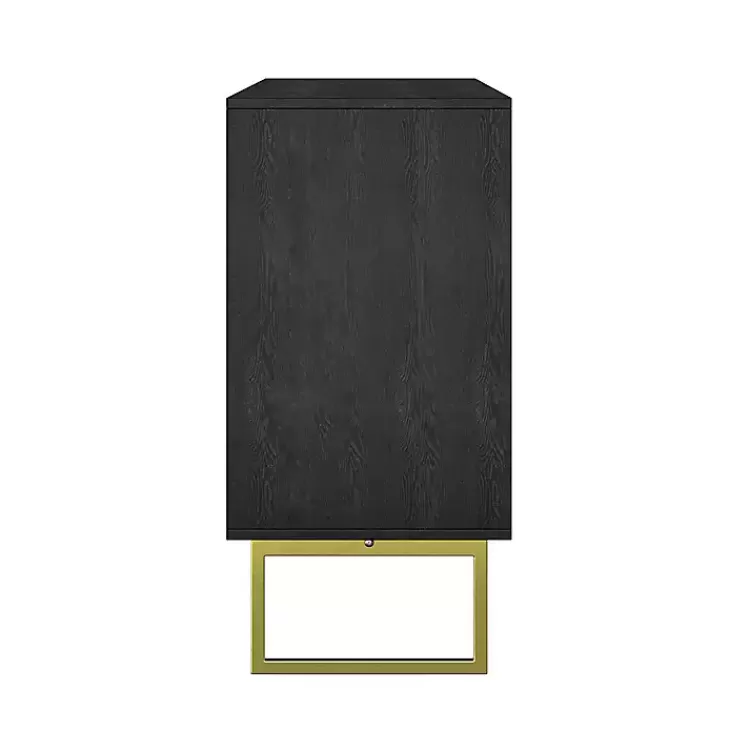 black__ivory_sunburst_door_sideboard_3.webp Black & Ivory Sunburst 4-Door Sideboard>Kirklands Home Best Sale