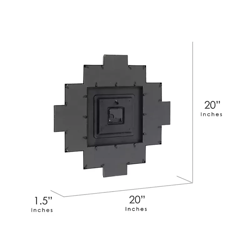 black__photo_frame_collage_clock_5.webp Black 12 Photo Frame Collage Clock>Kirklands Home Cheap