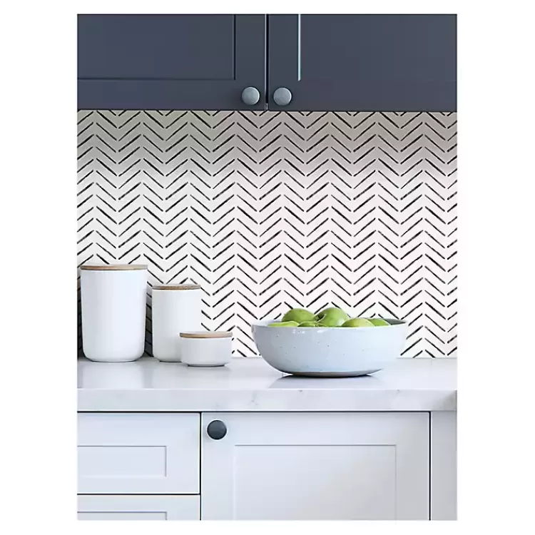 black__white_chevron_peel__stick_wallpaper_3.webp Black & White Chevron Peel & Stick Wallpaper>Kirklands Home Online