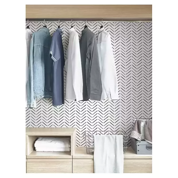 black__white_chevron_peel__stick_wallpaper_4.webp Black & White Chevron Peel & Stick Wallpaper>Kirklands Home Online