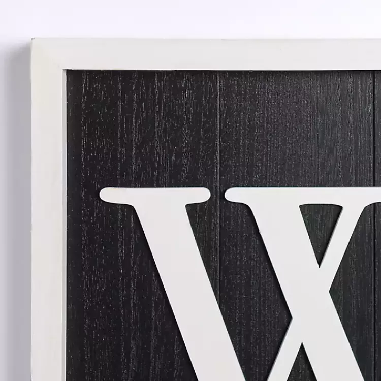Black & White Framed Welcome Porch Board>Kirklands Home Best