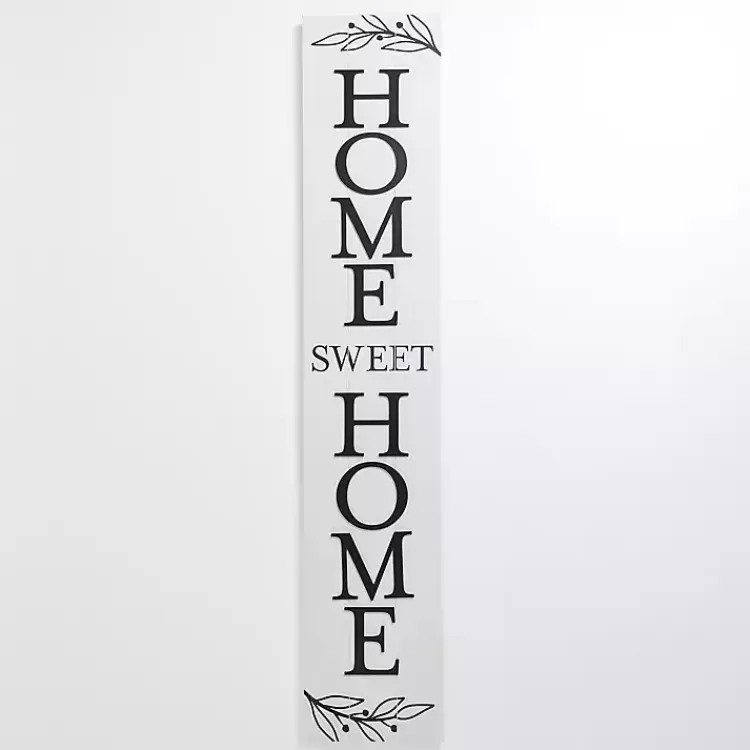 Black & White Home Sweet Home Porch Board>Kirklands Home Fashion