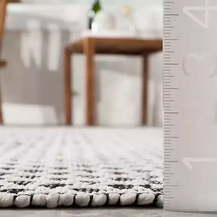 black__white_trellis_indooroutdoor_rug_x_2-1.webp Black & White Trellis Indoor/Outdoor Rug, 6x9>Kirklands Home Outlet