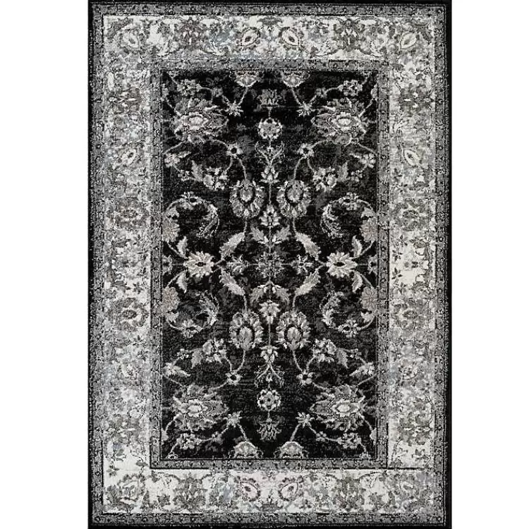 Black Alex Area Rug, 5x7>Kirklands Home Fashion