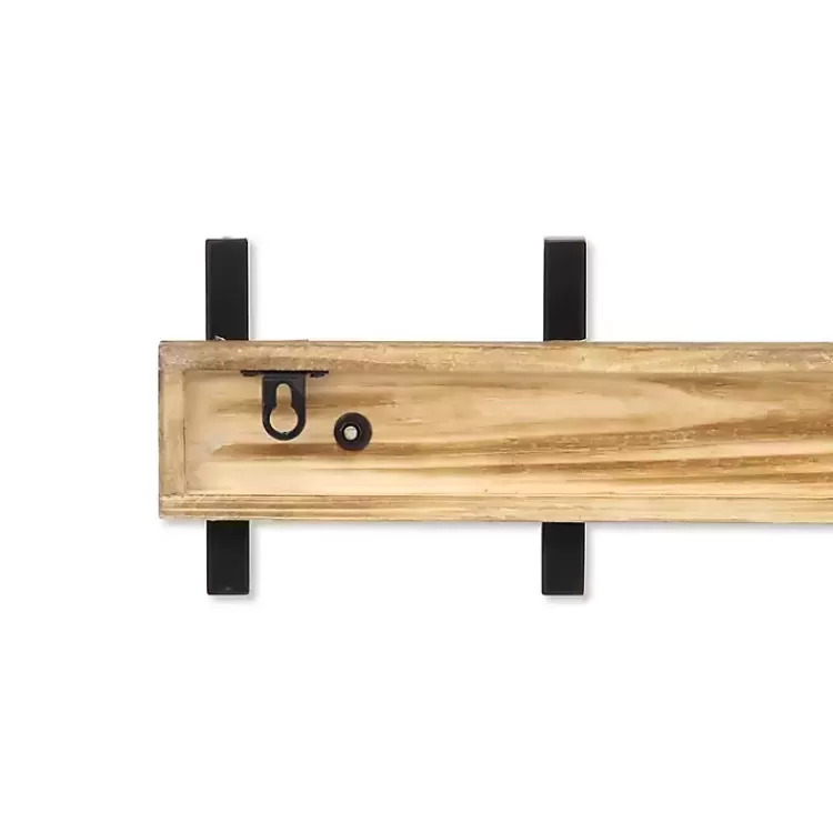 black_and_brown_hook_coat_rack_6.webp Black and Brown 5-Hook Coat Rack>Kirklands Home Fashion