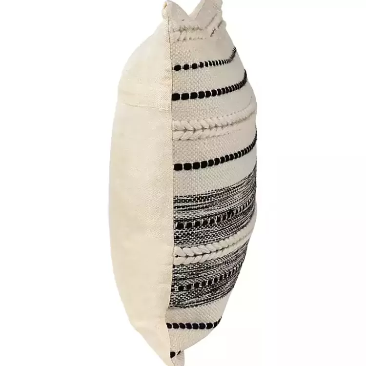 black_and_cream_twisted_indooroutdoor_pillow_2.webp Black and Cream Twisted Indoor/Outdoor Pillow>Kirklands Home Sale