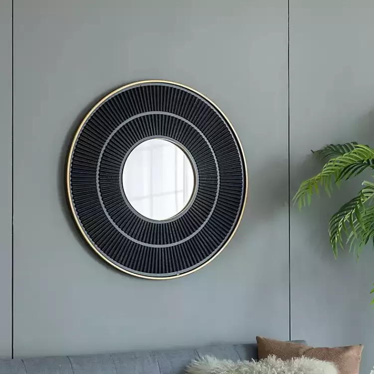 and Gold Double Ribbed Wall Mirror>Kirklands Home Sale