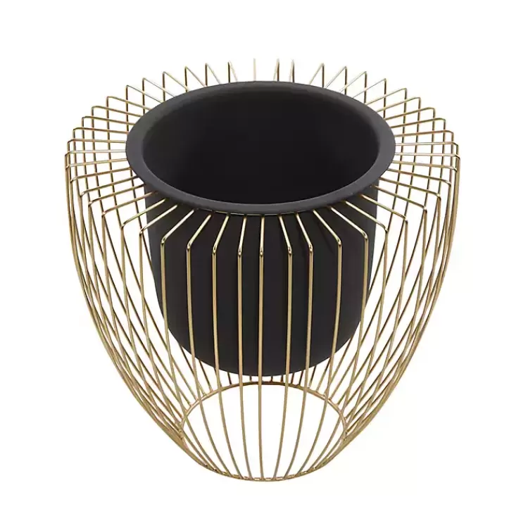 black_and_gold_open_frame_planters_set_of__3.webp Black and Gold Open Frame Planters, Set of 2>Kirklands Home Discount