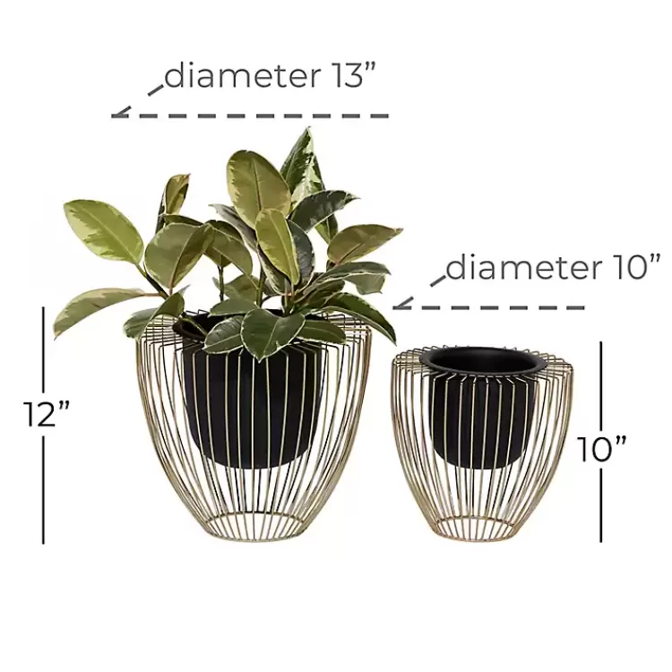 black_and_gold_open_frame_planters_set_of__7.webp Black and Gold Open Frame Planters, Set of 2>Kirklands Home Discount