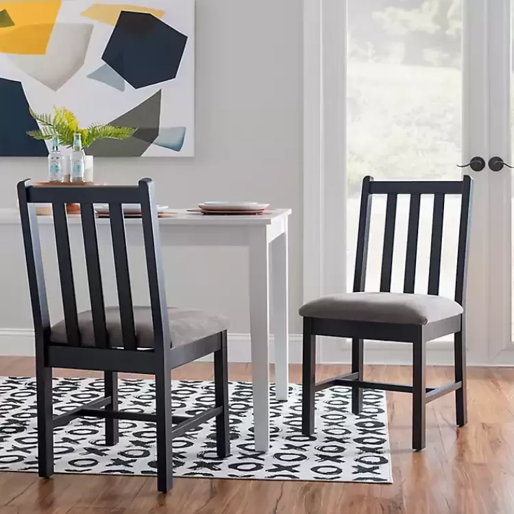 Black and Classic Dining Chairs, Set of 2>Kirklands Home Online