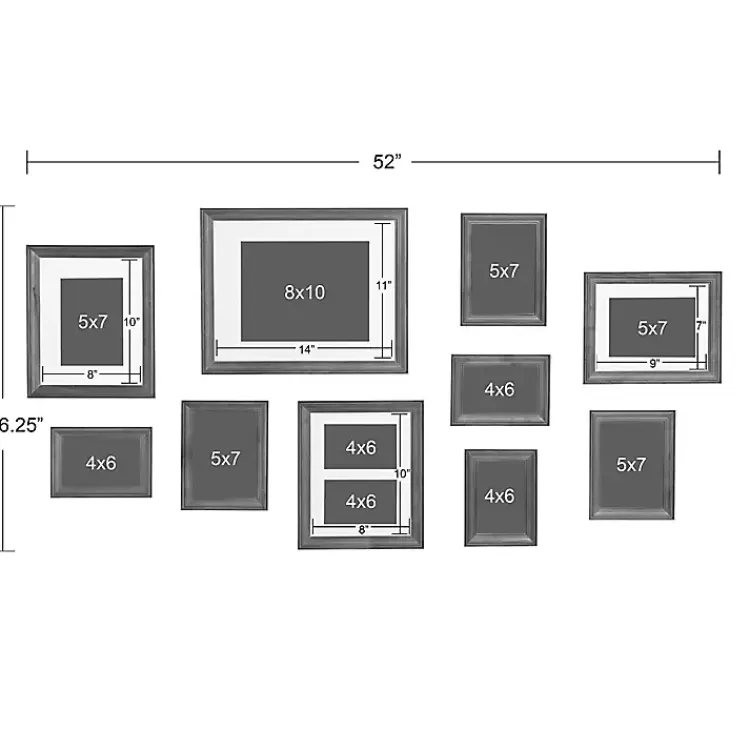 black_and_gray_pc_gallery_wall_frame_set_5.webp Black and Gray 10-pc. Gallery Wall Frame Set>Kirklands Home Flash Sale