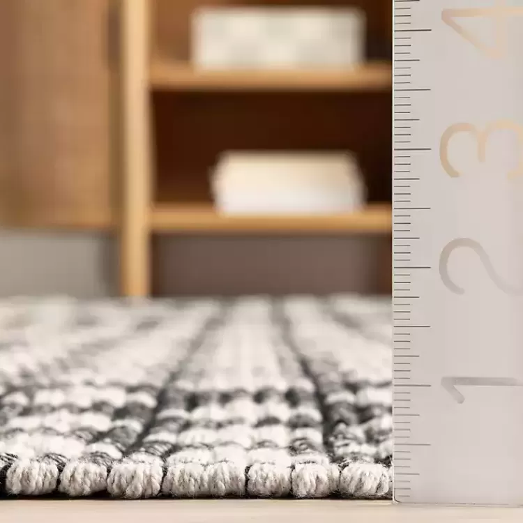 black_and_ivory_dainty_diamond_area_rug_x_2.webp Black and Ivory Dainty Diamond Area Rug, 4x6>Kirklands Home Flash Sale
