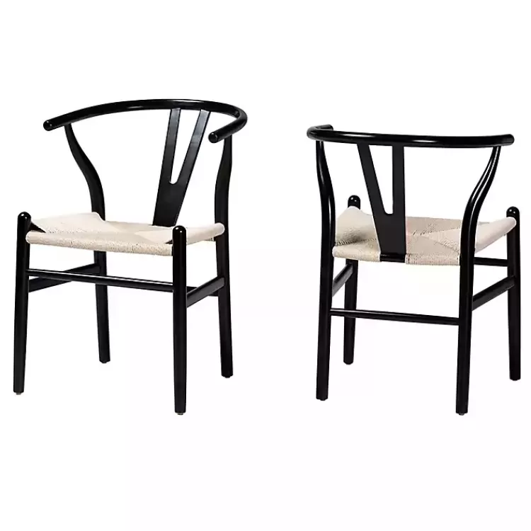 and Tan Wishbone Dining Chairs, Set of 2>Kirklands Home Sale
