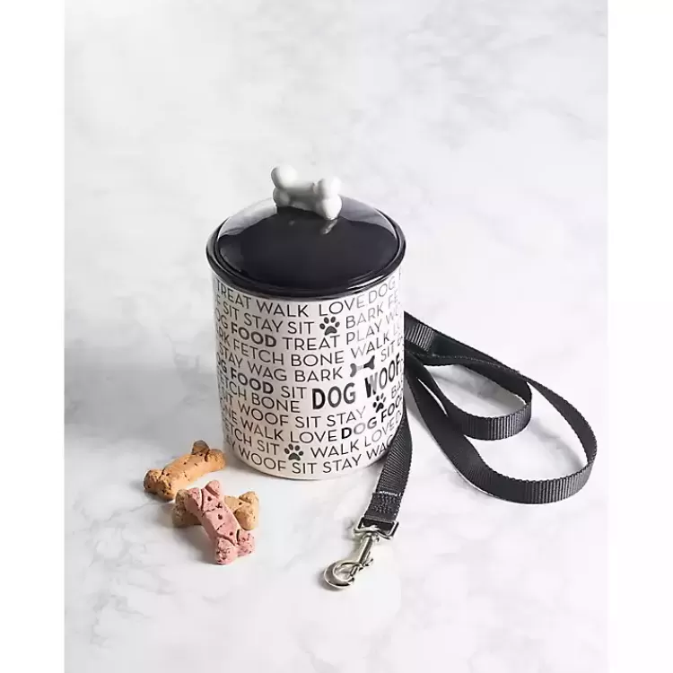 black_and_white_ceramic_canister_2.webp Black and White Ceramic Canister>Kirklands Home Flash Sale