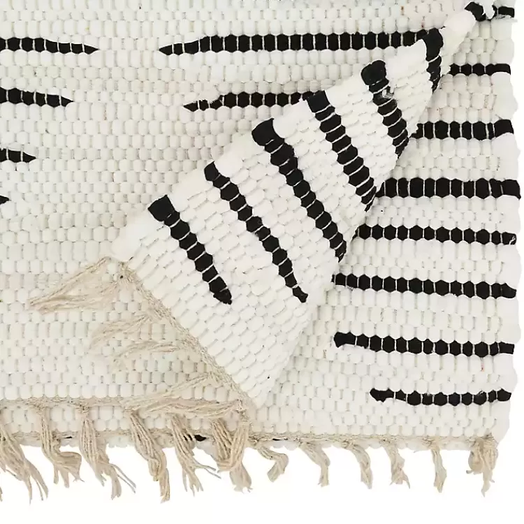 Black and White Diamond Table Runner>Kirklands Home Flash Sale