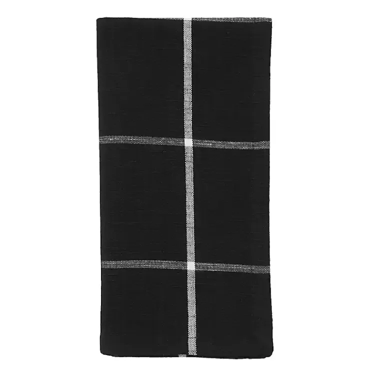 Black and White Plaid Cotton Napkins, Set of 4>Kirklands Home Best Sale