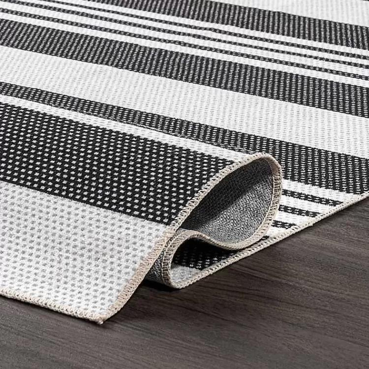 black_and_white_striped_washable_area_rug_x_4-1.webp Black and White Striped Washable Area Rug, 4x6>Kirklands Home Best Sale