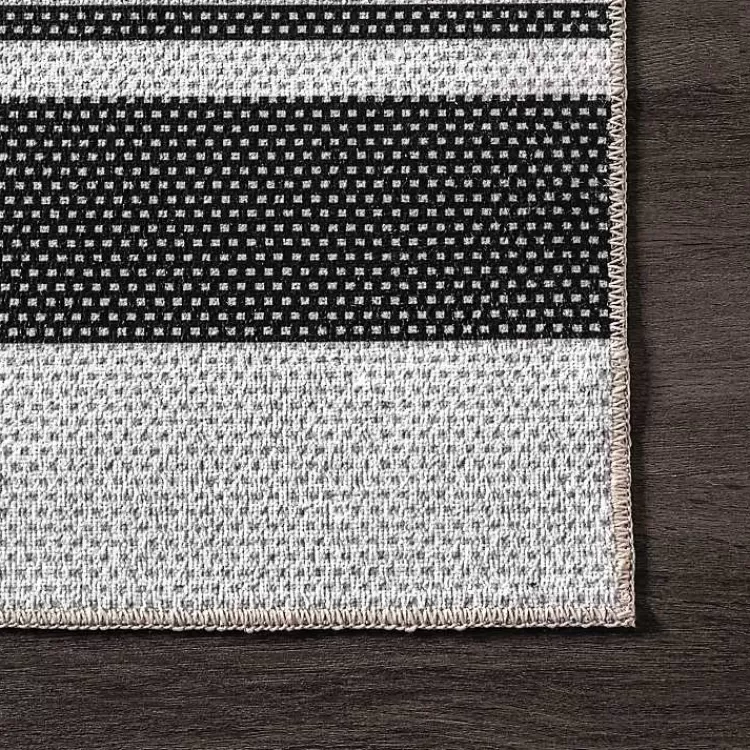 black_and_white_striped_washable_area_rug_x_5-1.webp Black and White Striped Washable Area Rug, 4x6>Kirklands Home Best Sale