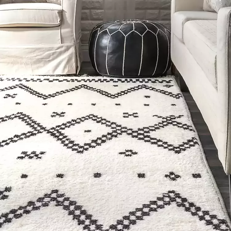 black_and_white_tracy_fringed_area_rug_x_3.webp Black and White Tracy Fringed Area Rug, 8x10>Kirklands Home Shop