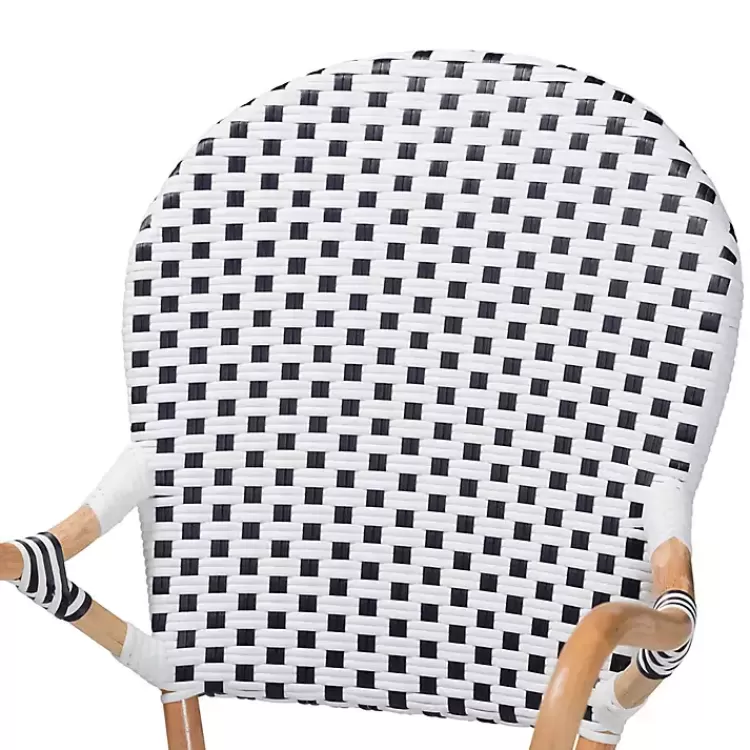 black_and_white_woven_dining_chairs_set_of__3.webp Black and White Woven Dining Chairs, Set of 2>Kirklands Home Best