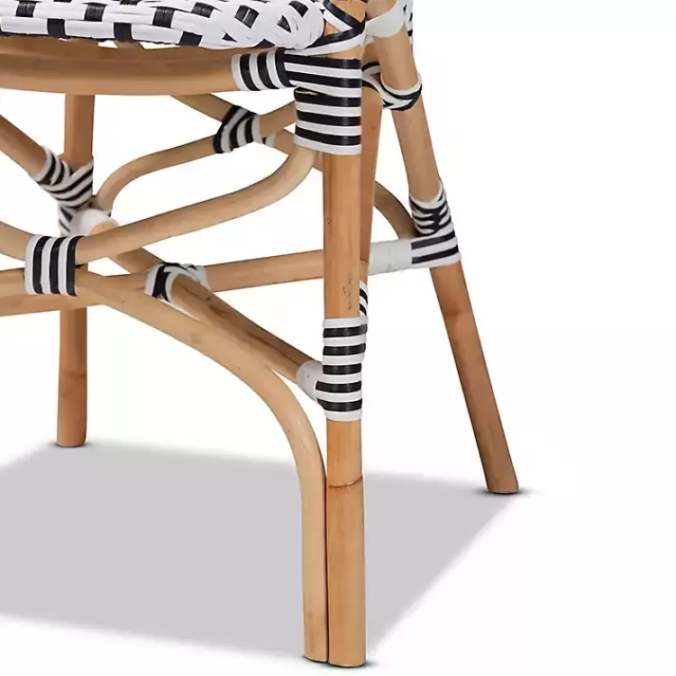 black_and_white_woven_dining_chairs_set_of__4.webp Black and White Woven Dining Chairs, Set of 2>Kirklands Home Best