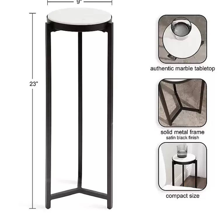 Angular Marble Accent Table>Kirklands Home Cheap