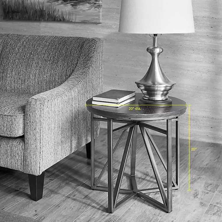 black_antique_bronze_kayden_round_accent_table_3.webp Antique Bronze Kayden Round Accent Table>Kirklands Home Shop