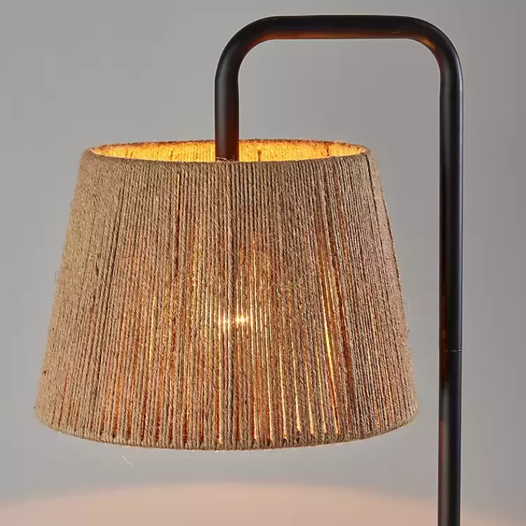black_arched_rope_lampshade_floor_lamp_3.webp Arched Rope Lampshade Floor Lamp>Kirklands Home Hot