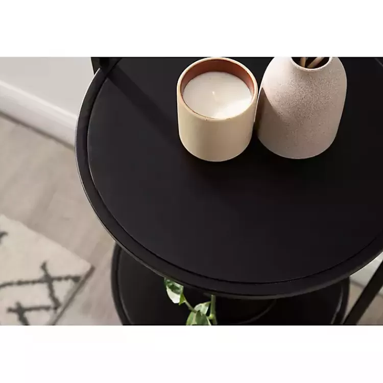 black_arched_tier_plant_stand_5.webp Arched 3-Tier Plant Stand>Kirklands Home Discount