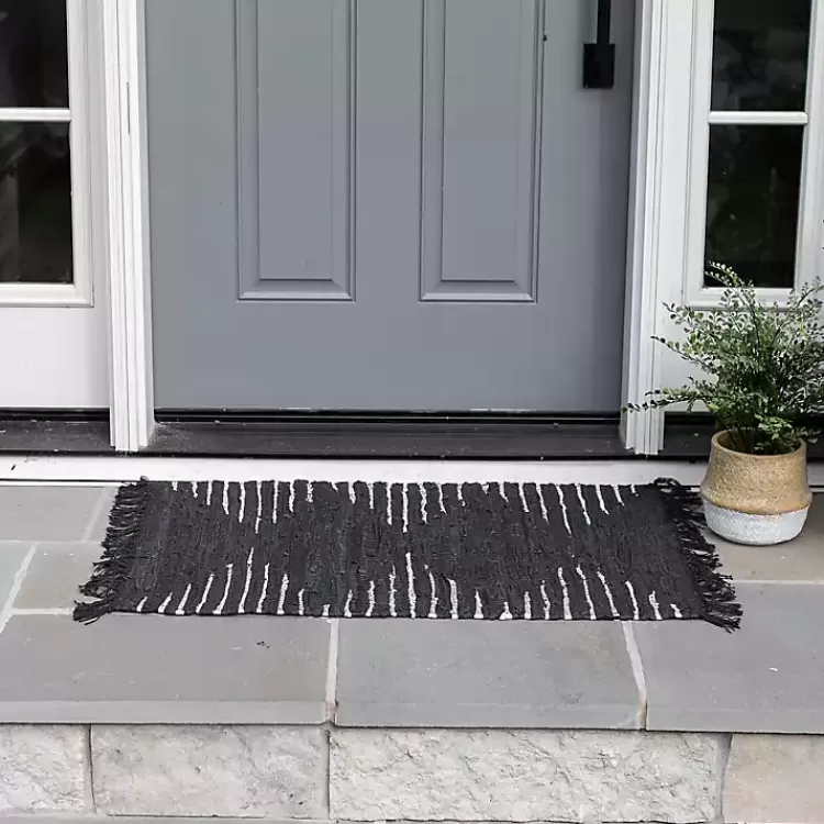 black_artisanal_leather_diamond_scatter_rug_5.webp Black Artisanal Leather Diamond Scatter Rug>Kirklands Home Sale