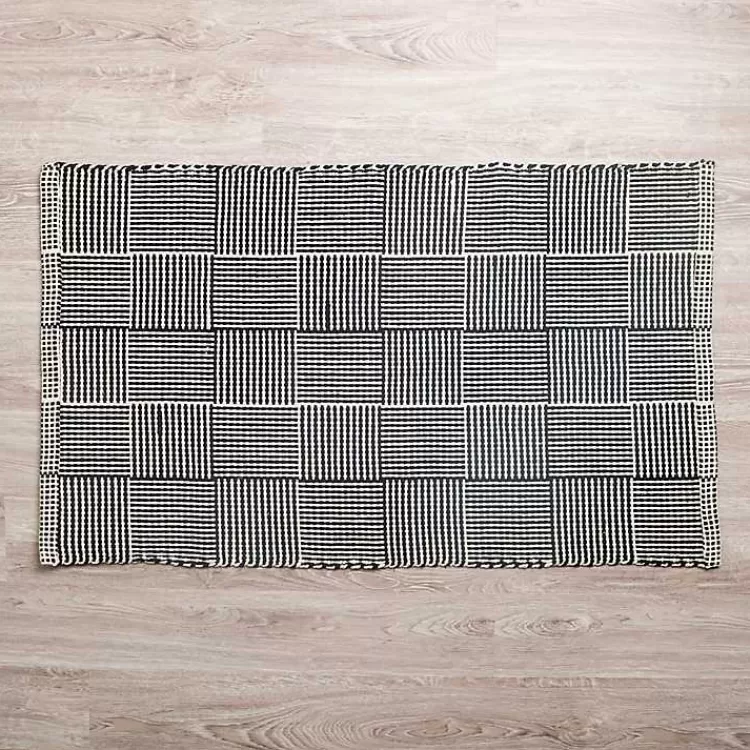 Basketweave Scatter Rug>Kirklands Home New