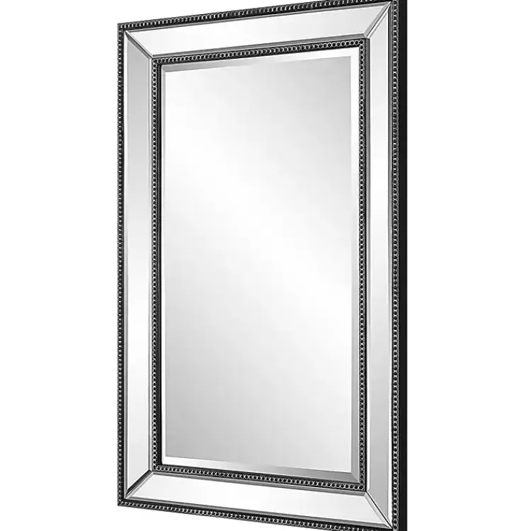 black_beaded_double_frame_beveled_wall_mirror_3.webp Beaded Double Frame Beveled Wall Mirror>Kirklands Home Fashion